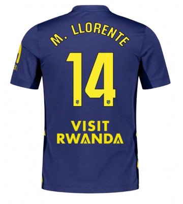 Lacne Muži Futbalové dres Atletico Madrid Marcos Llorente #14 2025-26 Krátky Rukáv - Preč